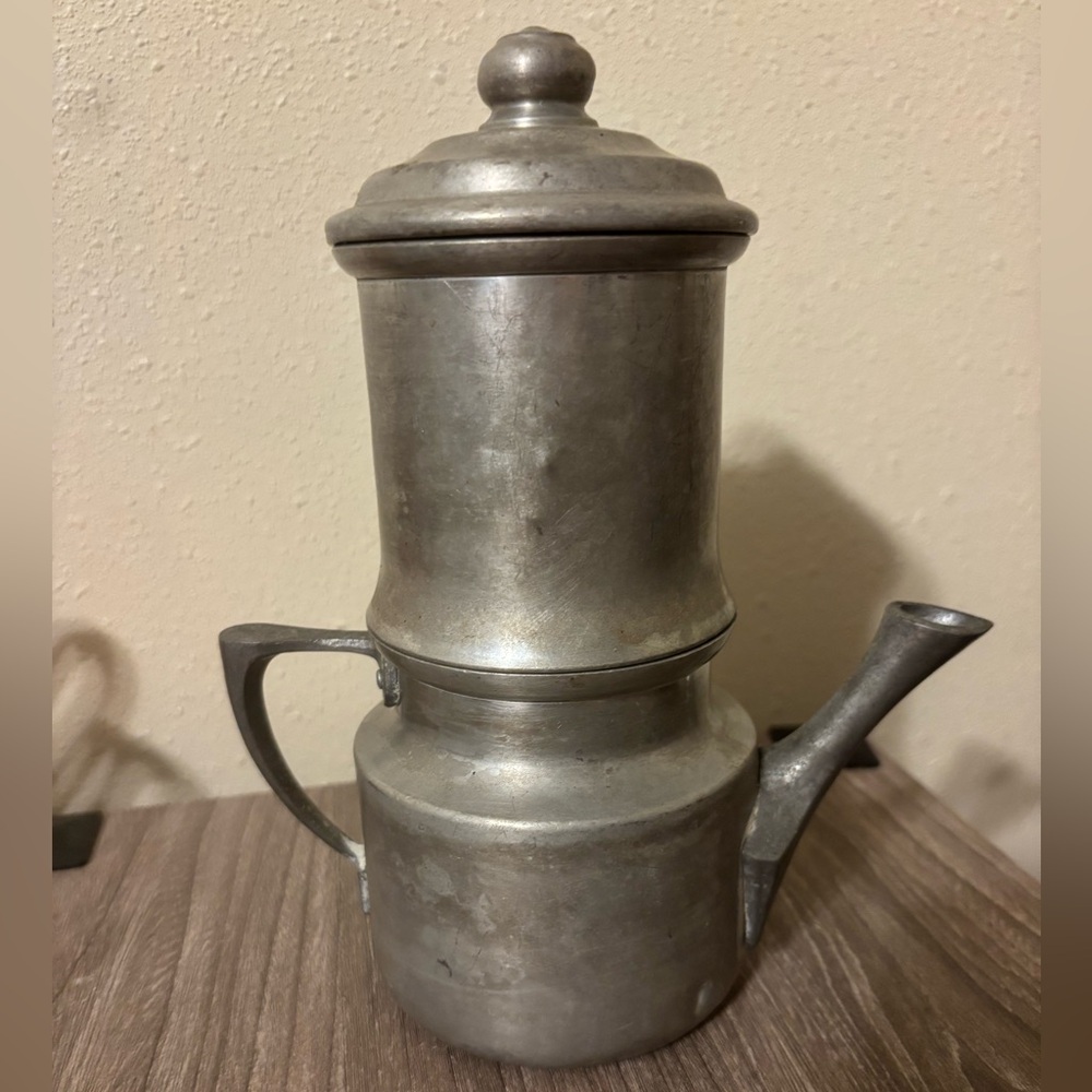 VTG Aluminum Coffee Pot Madd in Italy 5 Pieces